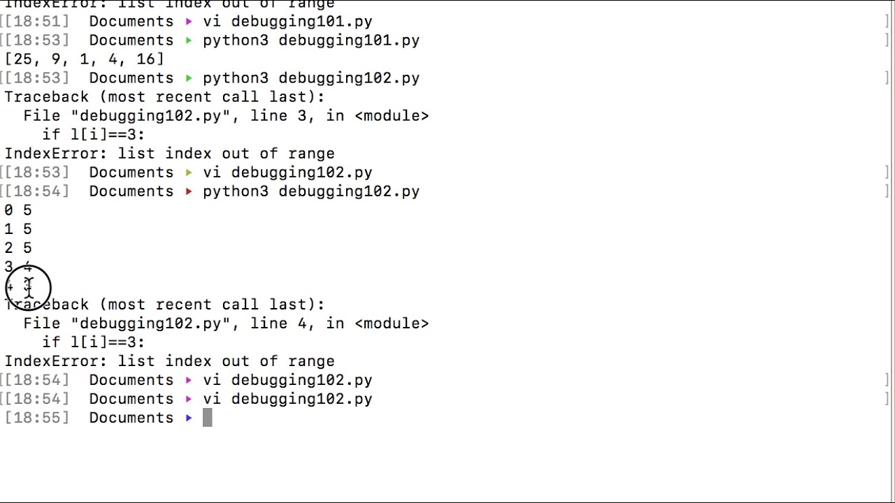 python list assignment index out of range 0