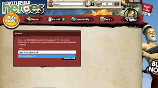 Battlefield Heroes - Redeem Codes - The Jeep Widgets [December]