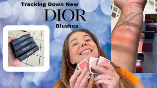NEW DIOR ROSY GLOW BLUSHES | Cheek Swatches of All 6 Shades! @beautyandsomebeasts
