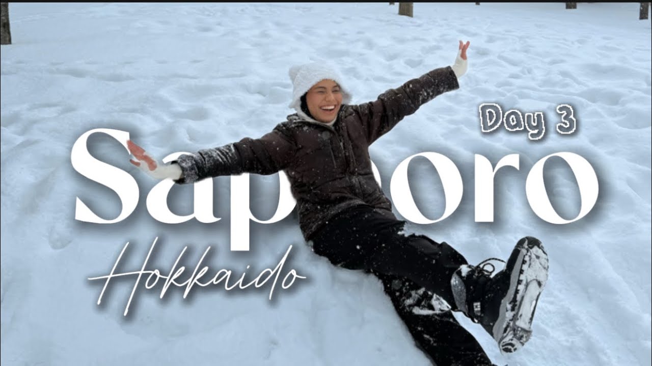 Winter Sapporo, Hokkaido Vlog, Day 3- Takino Suzuran & Shiroi Kobito, Cheesetart (Dji Osmo Pocket 3)