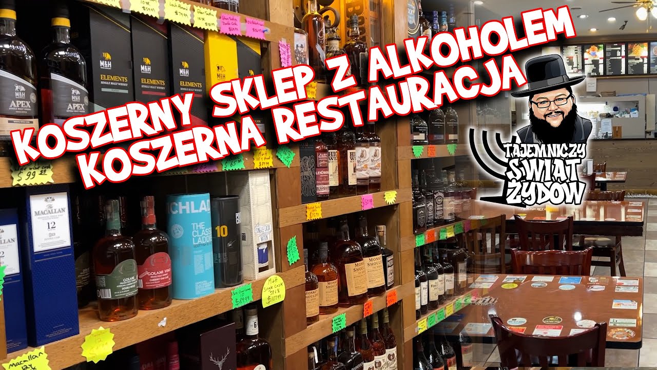 Koszerny sklep z alkoholem i koszerna restauracja - idziemy na wycieczkę | Tajemniczy Świat Żydów