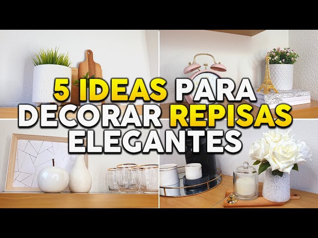 Decorar con repisas es una forma muy atractiva de aprovechar el espacio de  las paredes, para colocar ornamentos, libros y otros detalles…