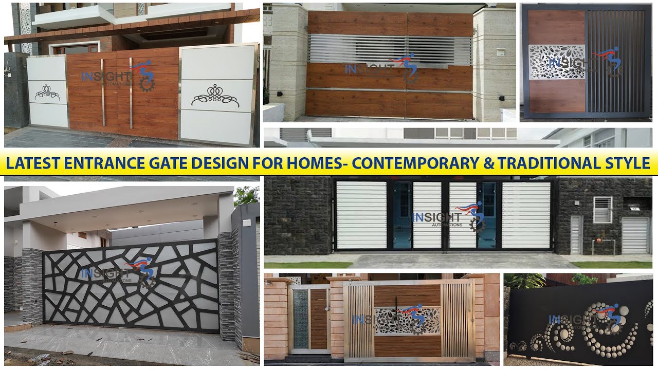 Latest House Gate Designs In Kerala