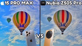 iPhone 15 Pro Max VS ZTE Nubia Z50S Pro "Camera Test"