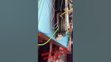 Mahindra bs 6 key programming on table