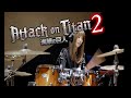 Attack on Titan Season2  Shinzou wo Sasageyo - Drum Cover by Millie Snow