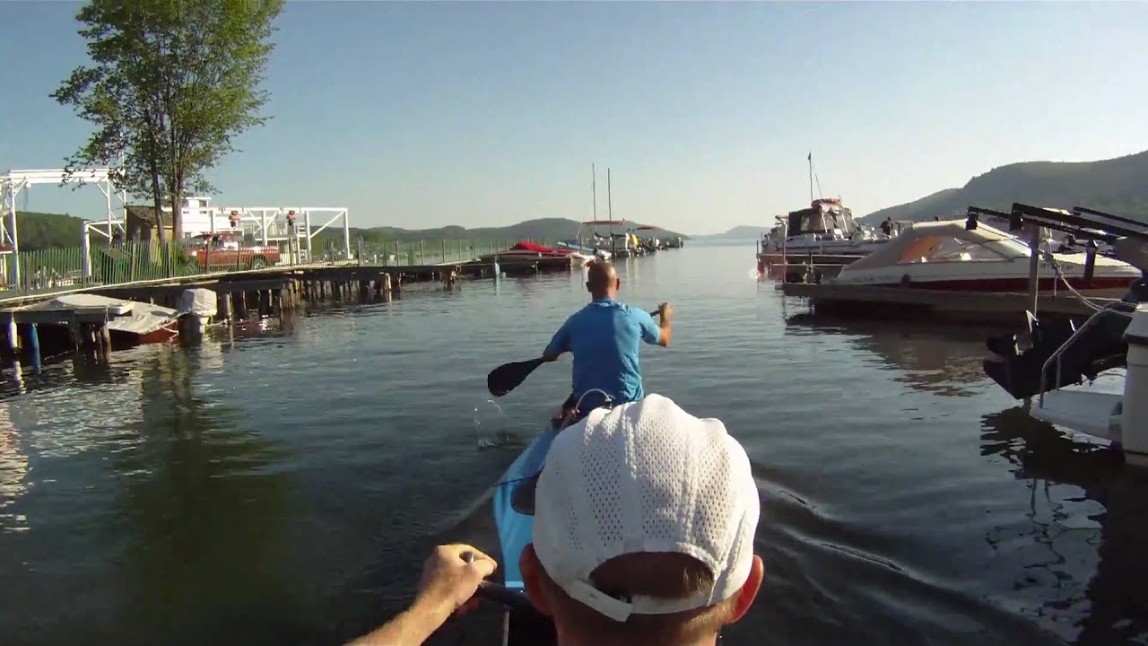 Part 1 2010 General Clinton Canoe Regatta, Start of Pro Class, Cooperstown, NY