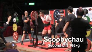 090328 Scooby In Competition (Part 1 Squat)