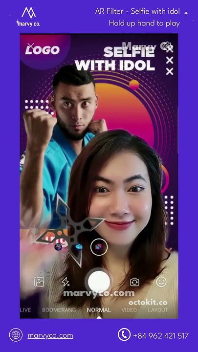  21. AR Filter Selfie with idol - YouTube