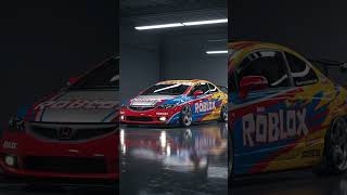 Roblox Livery Honda Civic FD | Vibrant JDM Stance Render
