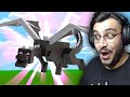 MINECRAFT BUT WE KILLED THE ENDER DRAGON IN OVERWORLD | RAWKNEE