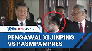 Pengawal Xi Jinping Cekcok dengan Paspampres, Tak Boleh Masuk Akses VVIP, Tunjukkan Tanda Pengenal