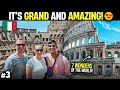 World famous colosseum tour in rome  7 wonders of the world  europe tour 