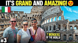 World Famous Colosseum Tour in Rome | 7 Wonders of the World | Europe tour 🇮🇹