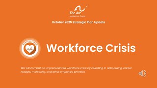 Strategic Plan October 2025 Progress Update Workforce Crisis