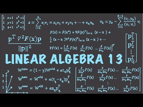 Linear Algebra 13