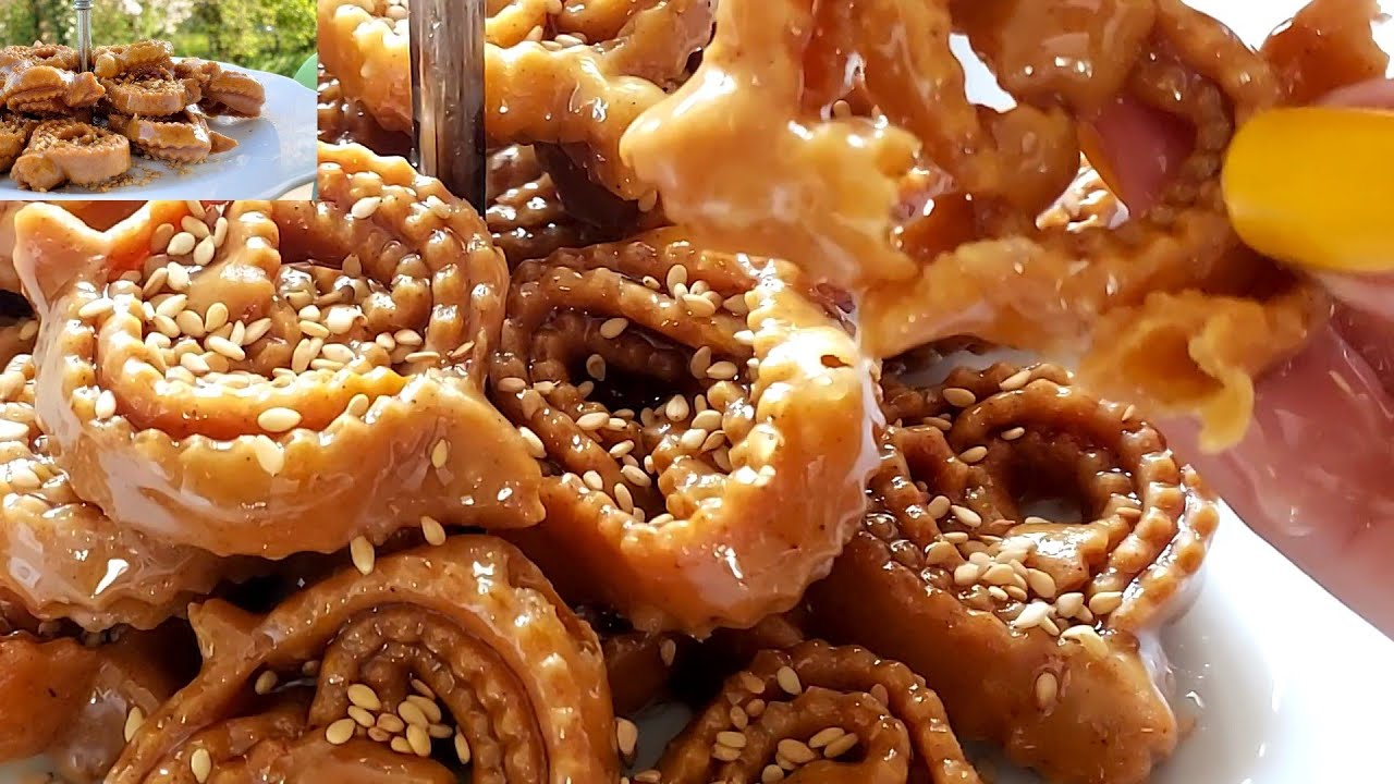 برابعة دقيق !🥨شباكيه إقتصادية مجعبه و هشيشه ومعلكه ناجحه 💯 👌#CHEBAKIA