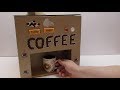 Кофе автомат Как сделать кофе автомат из картона