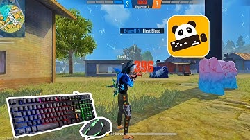 Freefire 1v1 custom . gameplay with keyboard and mouse ⌨️🖱️(panda mouse pro)🤯🤯