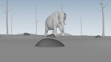 Elephant Walk  #elephant #animation #maya #forest #3d #animals