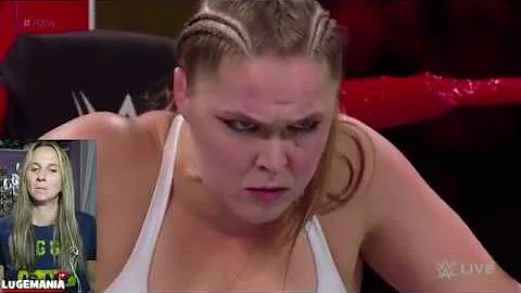 WWE Raw 8/6/18 Ronda Rousey vs Alicia Fox