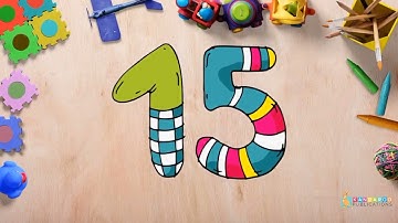 Story of number 15 | 4+ Math Workbook