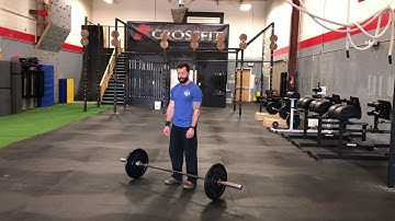 A1 Crossfit Pause above the knee Power Clean