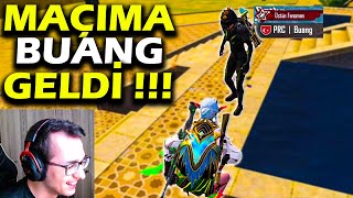 MAÇIMA BUANG GELDİ ! ZIPLADI KONUŞTUK - PUBG MOBILE