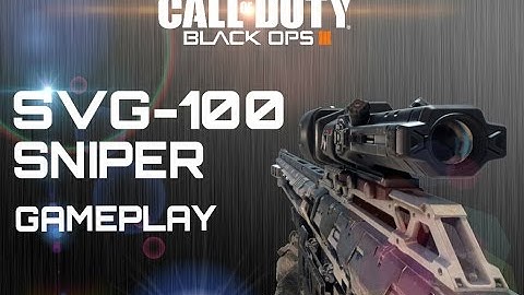 Epic SVG-100 Quickscoping In Black Ops 3 (BO3 GAMEPLAY)
