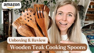 The Art of Cooking: Exploring Woodenhouse Teak Spoons – Unveiling 10-Piece Set