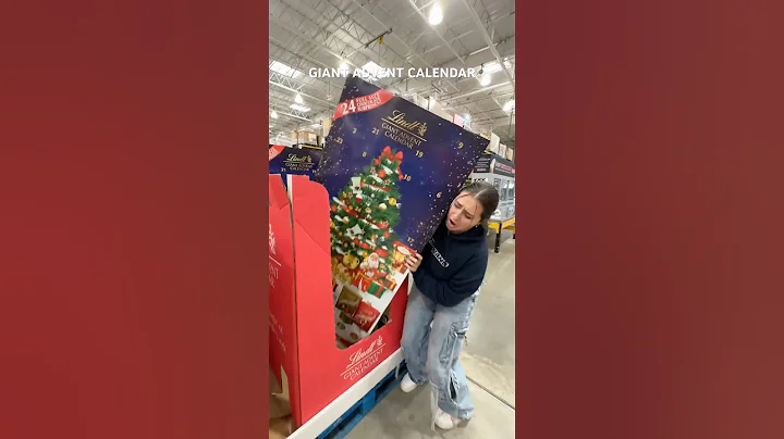 GIANT CHOCOLATE ADVENT CALENDAR 😱🍫