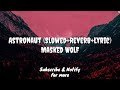 Astronaut (Slowed+Reverb+Lyric) - Masked Wolf