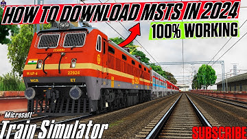 How to Download & Install MSTS with Indian Addons for FREE in 2024 - 100% WORKS! 🇮🇳🇮🇳