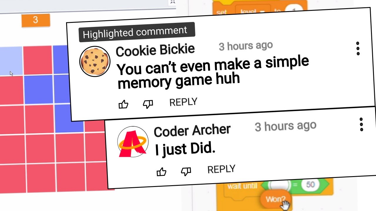 I made a simple Memory Matrix game | Coder Archer - YouTube