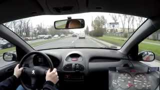 02-04-2015 Driving Peugeot 206 In The City Part 1 4K