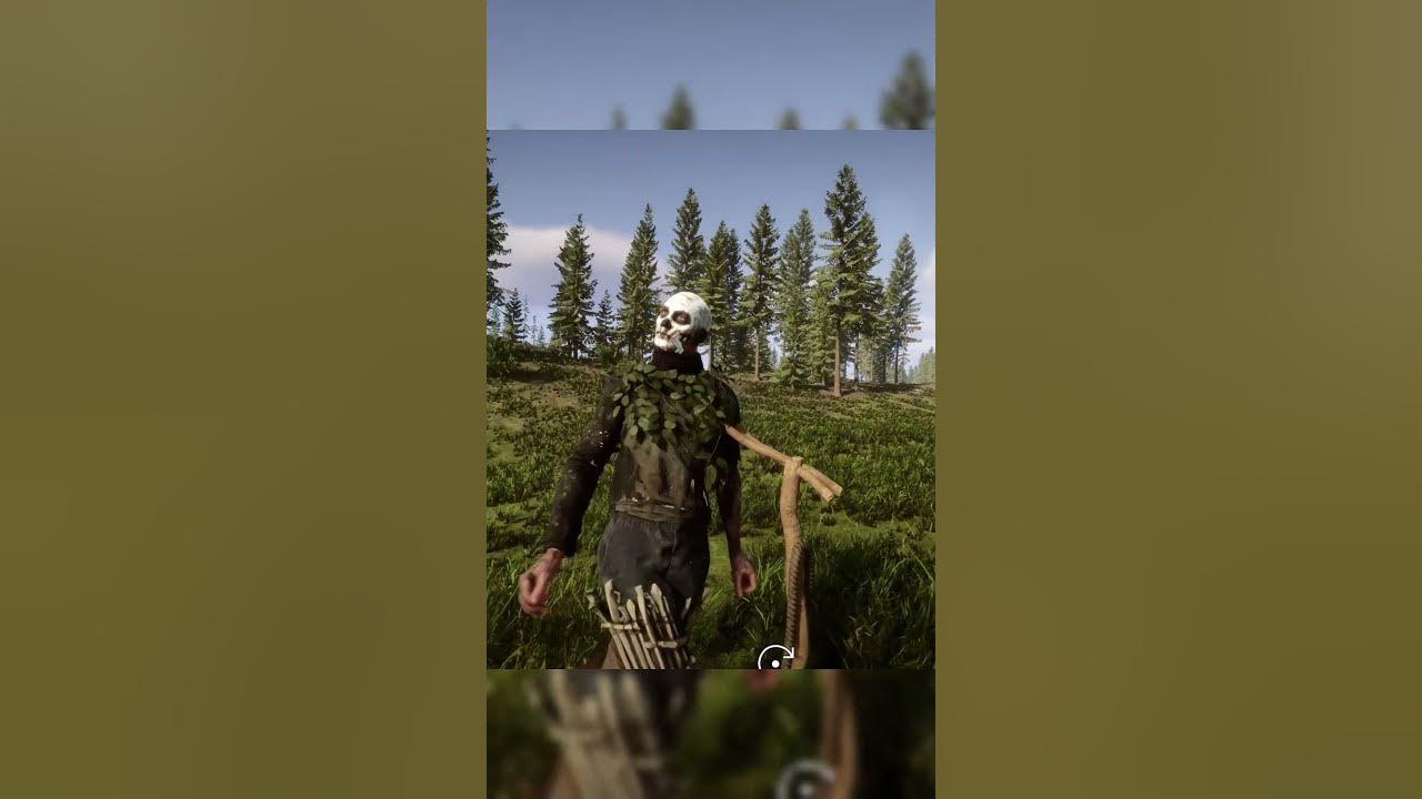Wild man: Oh no, it's coming towards me! #sonsoftheforest #shorts #steam