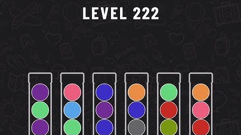 Ball Sort Puzzle Level 222 #ballsortpuzzle #ballsortpuzzlegameplay #puzzlegame #mobilegames