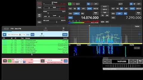 FT8 made easy on IC-7610 using SDR-Control for Icom on macOS