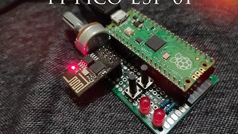 Raspberry Pi Pico WiFi ESP-01 with Android Apps