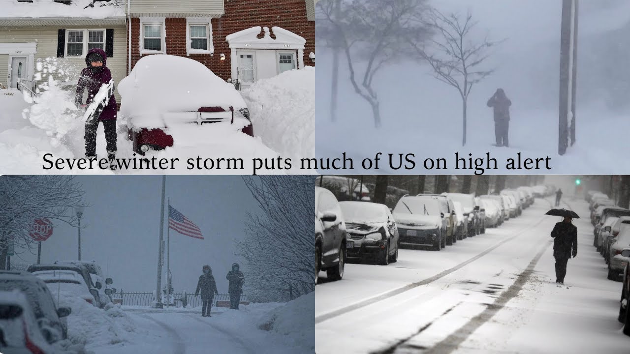 Severe winter storm puts much of US on high alert - YouTube