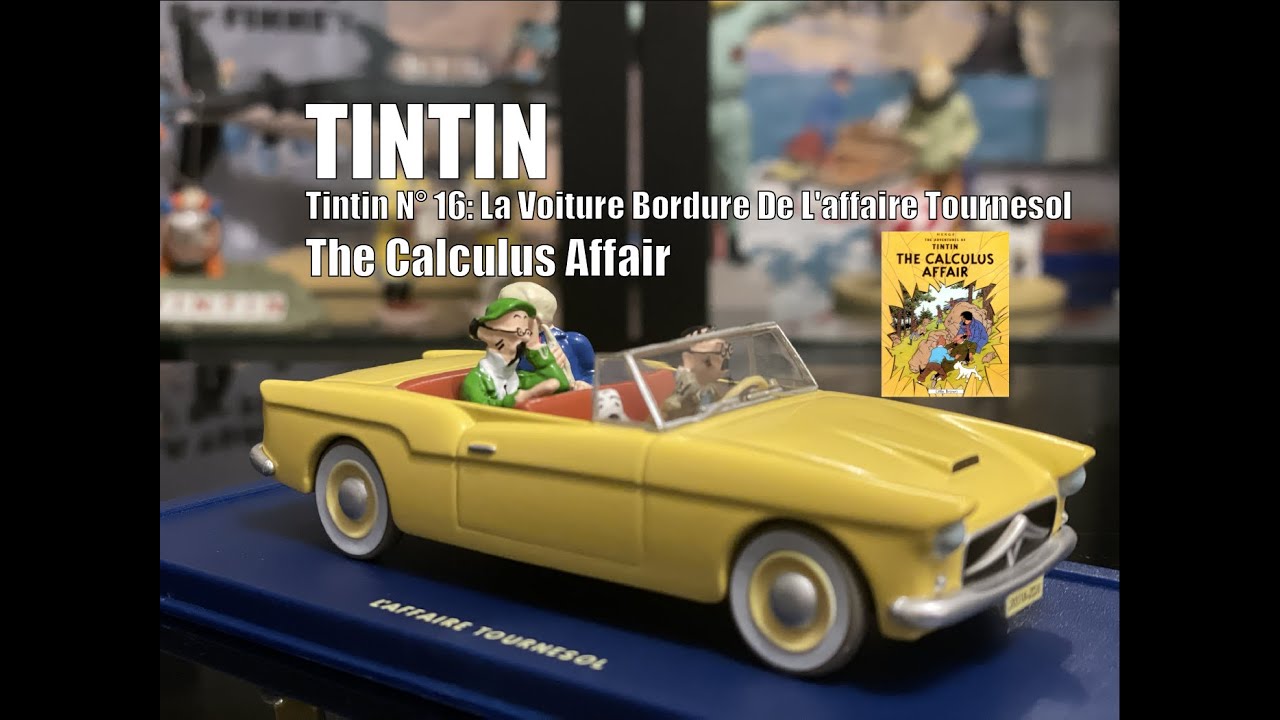 ATLAS TINTIN CAR # 16 La Bordure - The Calculus Affair Herge model