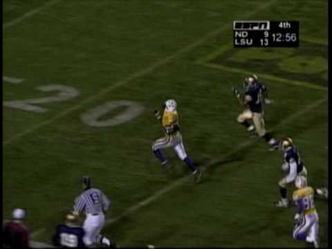 1997 - LSU's Rondell Mealey rushes 78 yards agains...