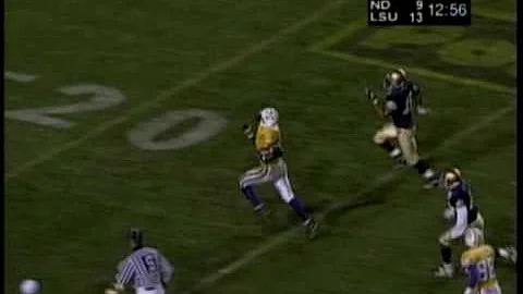 1997 - LSU's Rondell Mealey rushes 78 yards agains...