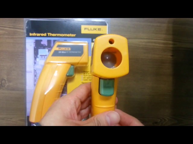 Fluke 59 Mini IR Thermometer Laser Infrared Digital Display High Precision  Handheld Tester Temperature Gun