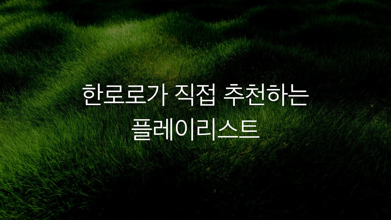 한로로가 직접 추천하는 플레이리스트 #아플리