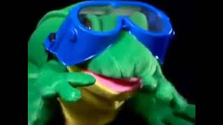 Baby Einstein - Baby Neptune 2003 Blue Snorkel Goggles And Frog Puppet