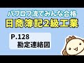 【簿記2級 工業簿記】2023年度版テキストP128　勘定連絡図の動画解説