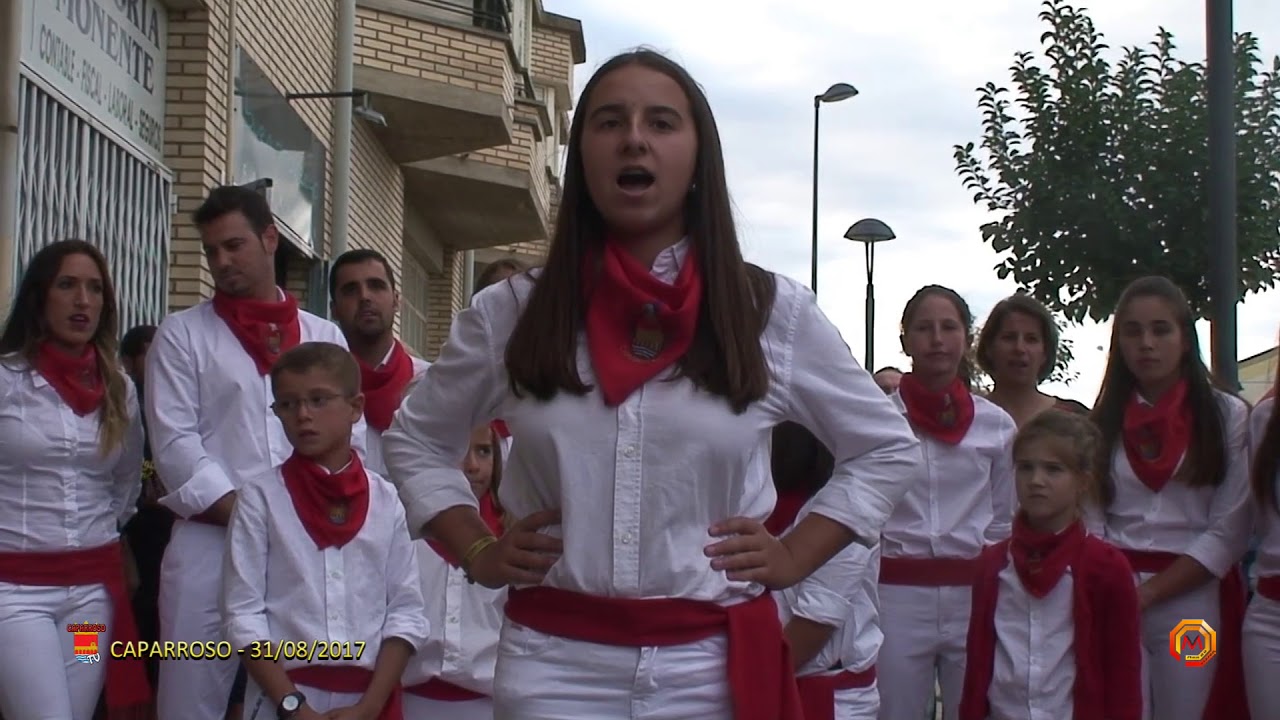 Tv Caparroso - 30/08/2017 - Prefiestas - Ronda escuela de Jotas y Crescendo