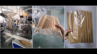 paper drinking straw counting packing machine