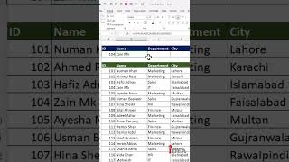 Lesson-61 | Excel for beginner to advance | search data in excel by id | remove errors in excel